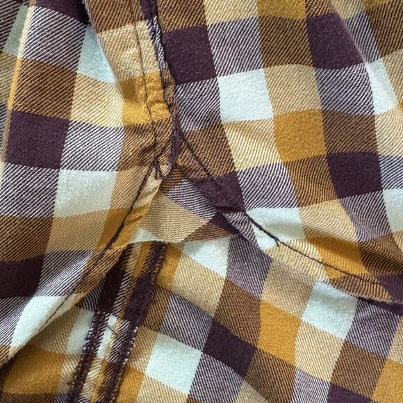 Duluth Trading Plaid Flannel Shirt Women’s Size 2X Long Sleeve Button Up Pocket - Picture 11 of 16